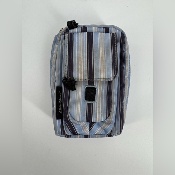 Vintage Eddie Bauer Blue Lightweight Multi Compartment Sports Wallet One Size - Picture 1 of 3